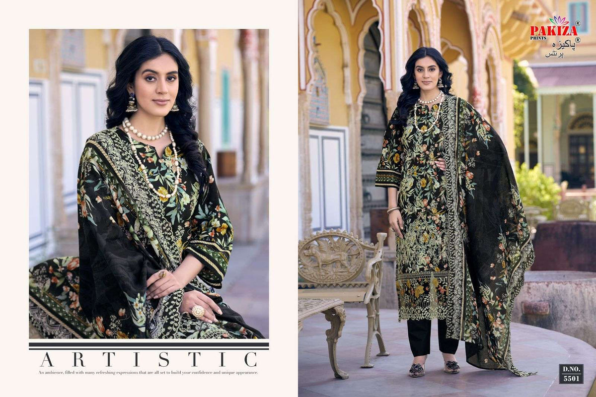 Pakiza Rafi Pakiza Prints Faraz Vol-55 (10 Pcs) - Amrah Wholesale