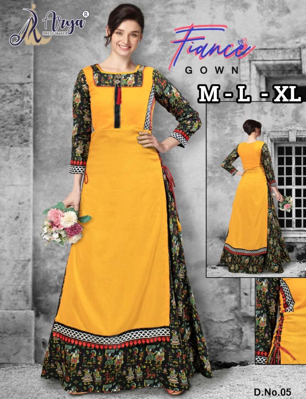Arya Dress Maker Fiance  (4 Pcs)