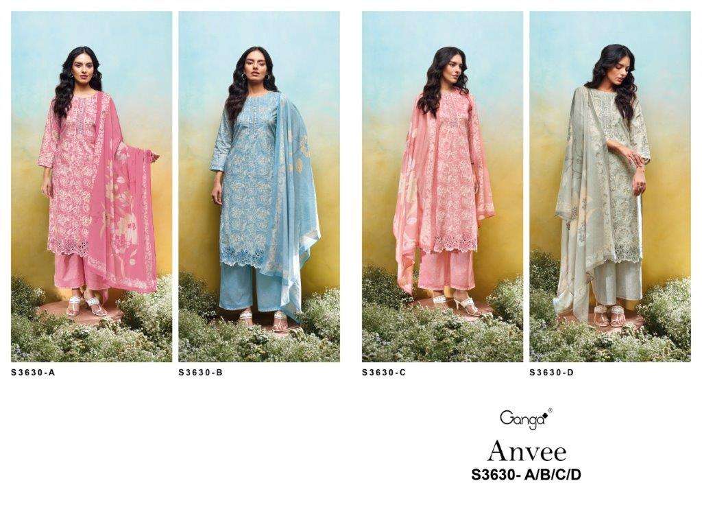 GANGA FASHION ANVEE (4 Pcs)