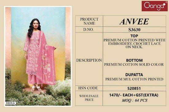 GANGA FASHION ANVEE (4 Pcs)