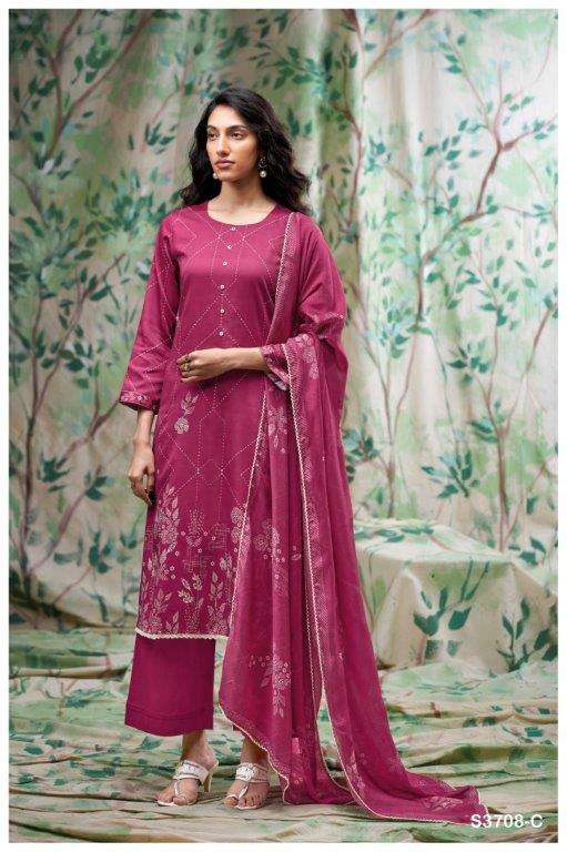 Ganga Fashion Harleen  (4 Pcs)