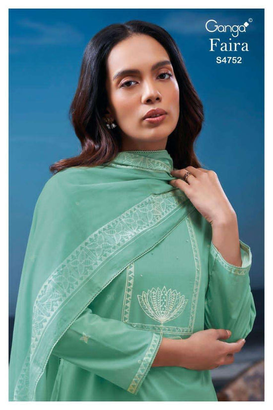Ganga Fashion Faira 4752 Cotton Dress Material Wholesale