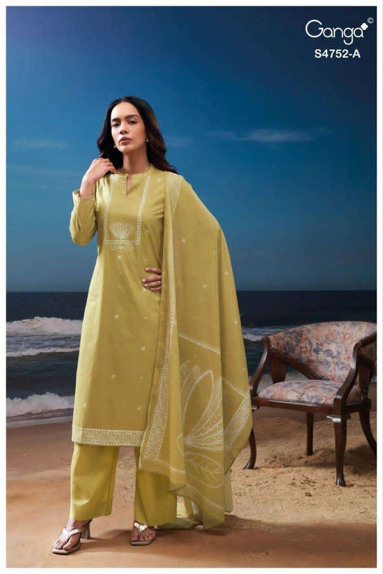 Ganga Fashion Faira 4752 Cotton Dress Material Wholesale