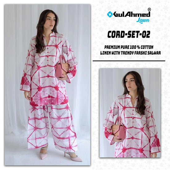 Gullaahmed Lawn Co-ord Set Vol-02