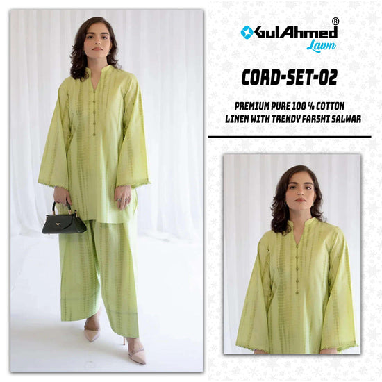 Gullaahmed Lawn Co-ord Set Vol-02