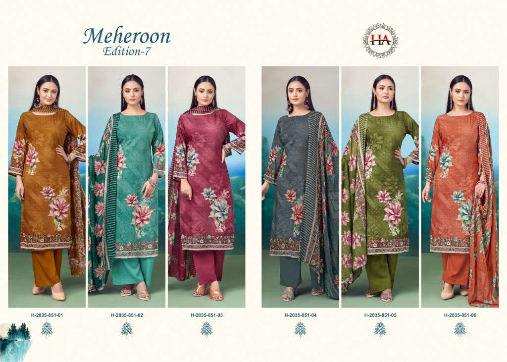 Harshit Fashion Hub Meheroon Vol-07