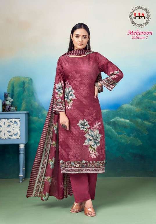 Harshit Fashion Hub Meheroon Vol-07