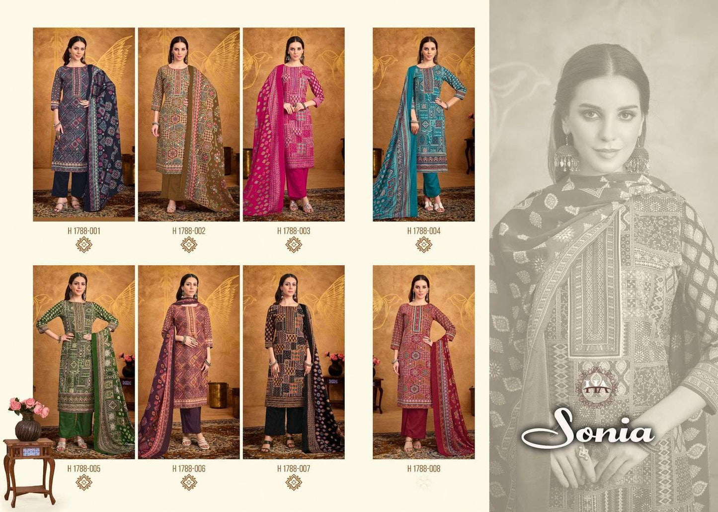 Harshit Fashion Hub Sonia (8 Pcs)