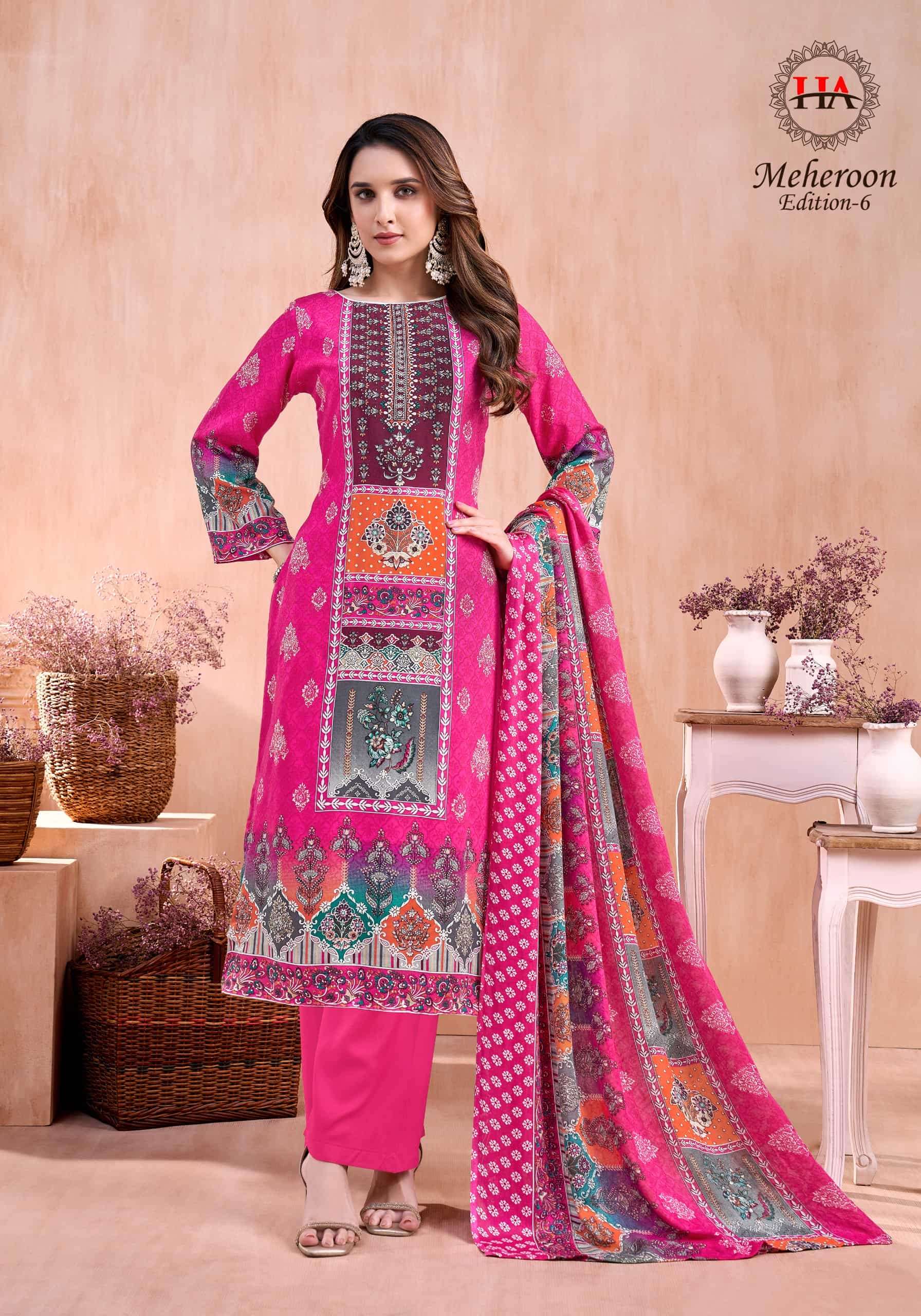 Harshit Fashion Hub Meheroon Vol-06