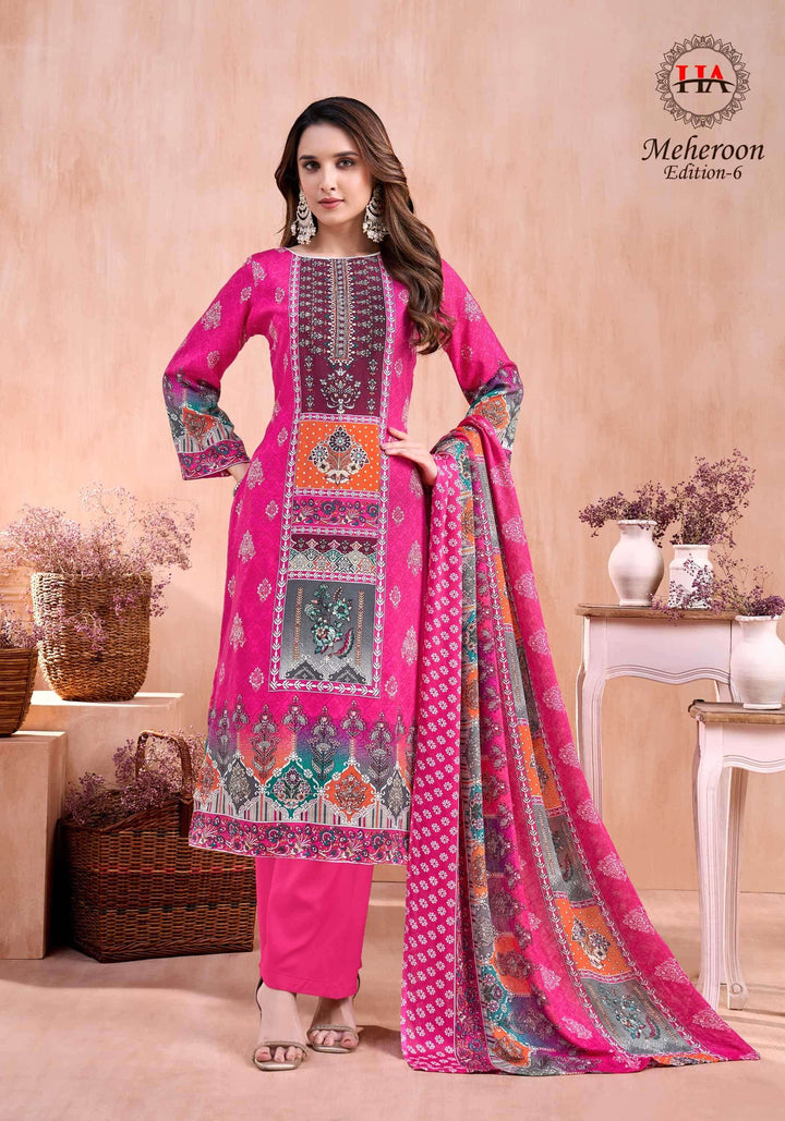 Harshit Fashion Hub Meheroon Vol-06