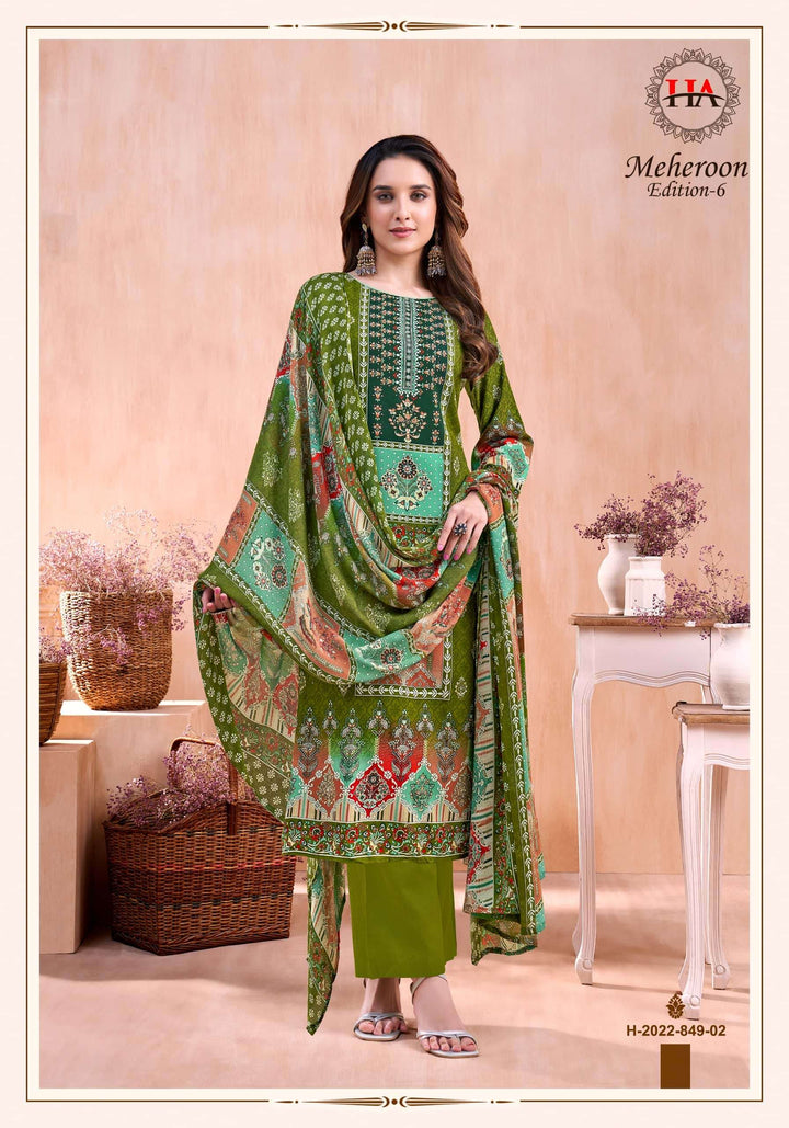 Harshit Fashion Hub Meheroon Vol-06