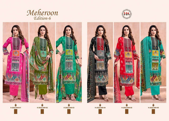 Harshit Fashion Hub Meheroon Vol-06