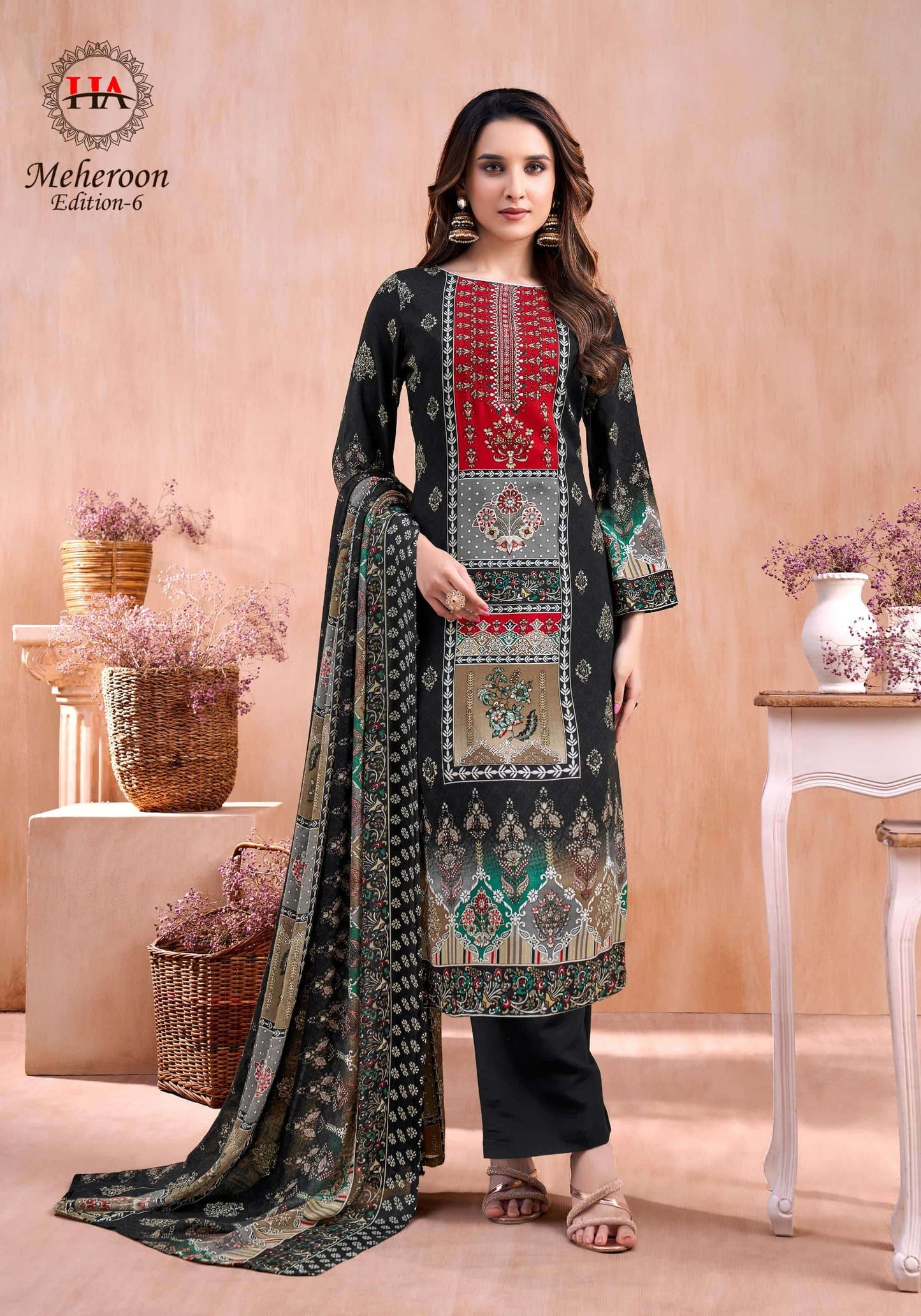 Harshit Fashion Hub Meheroon Vol-06