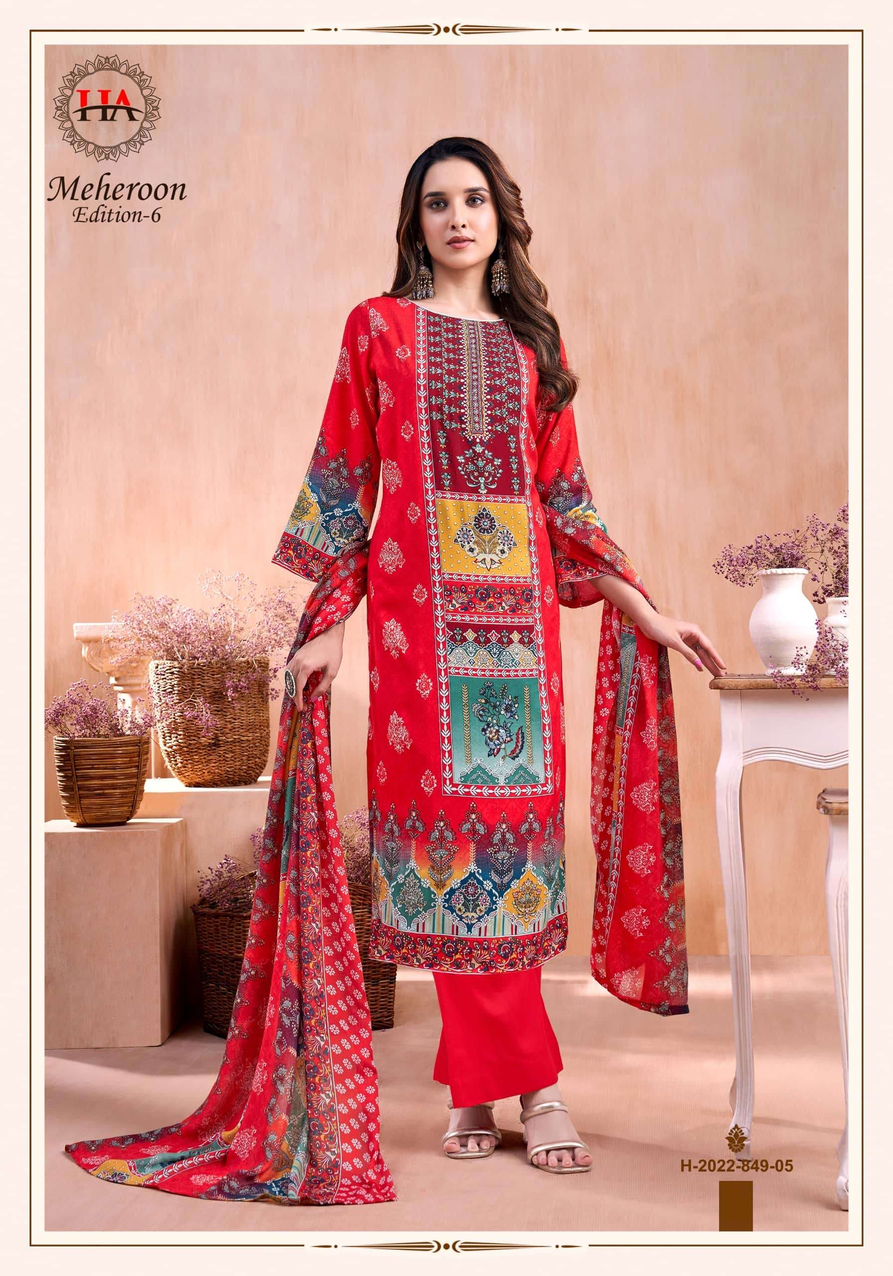 Harshit Fashion Hub Meheroon Vol-06