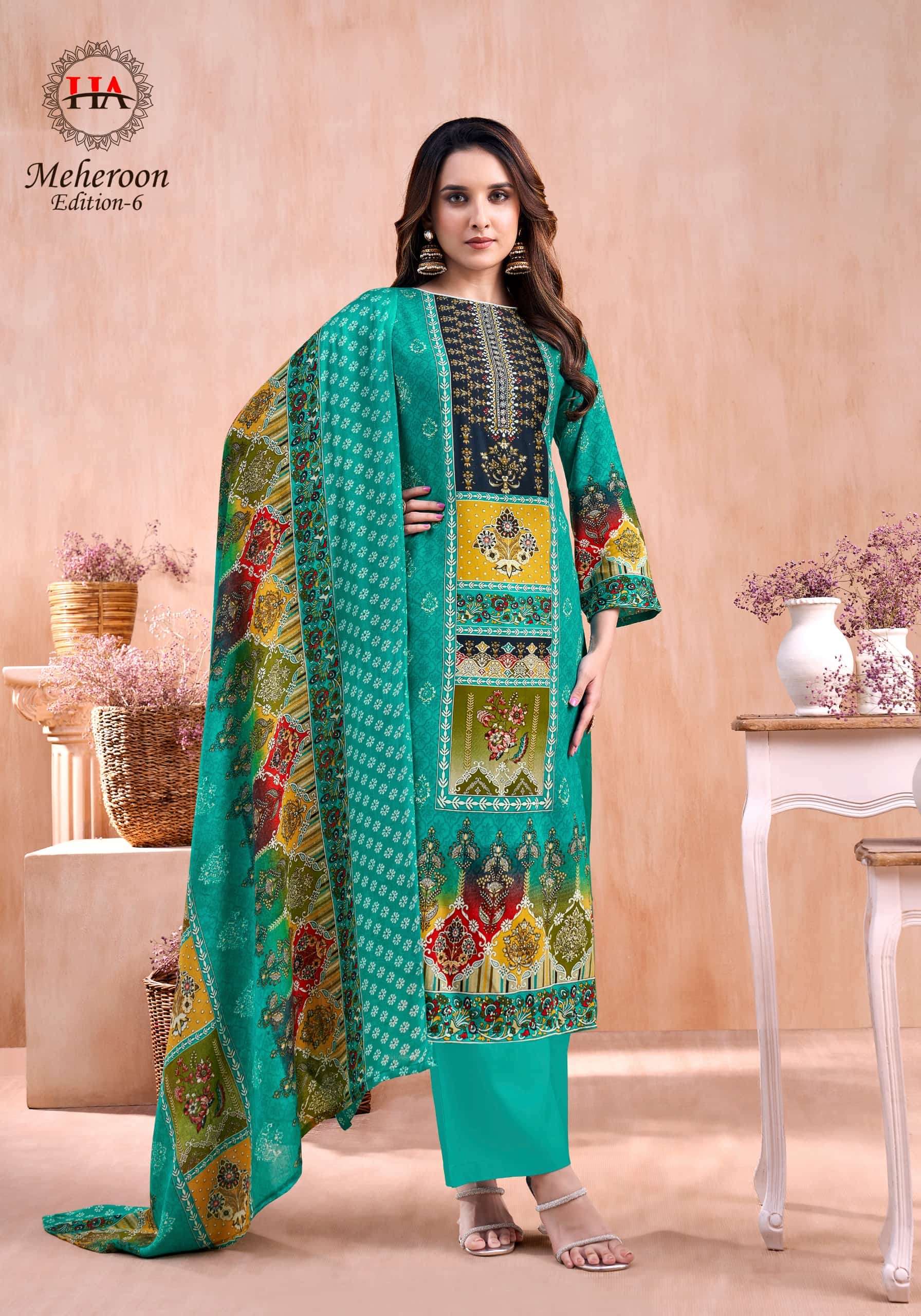Harshit Fashion Hub Meheroon Vol-06