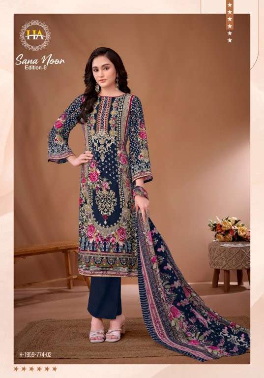 Harshit Fashion Hub Sana Noor Vol-06