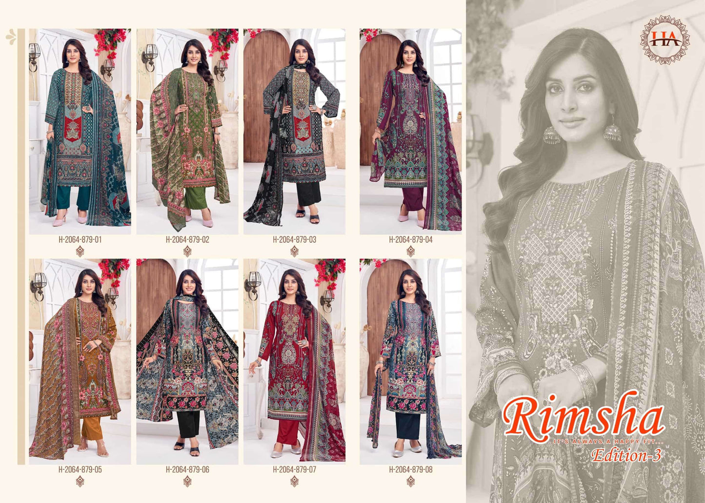 Harshit Fashion Hub Rimsha Vol-03