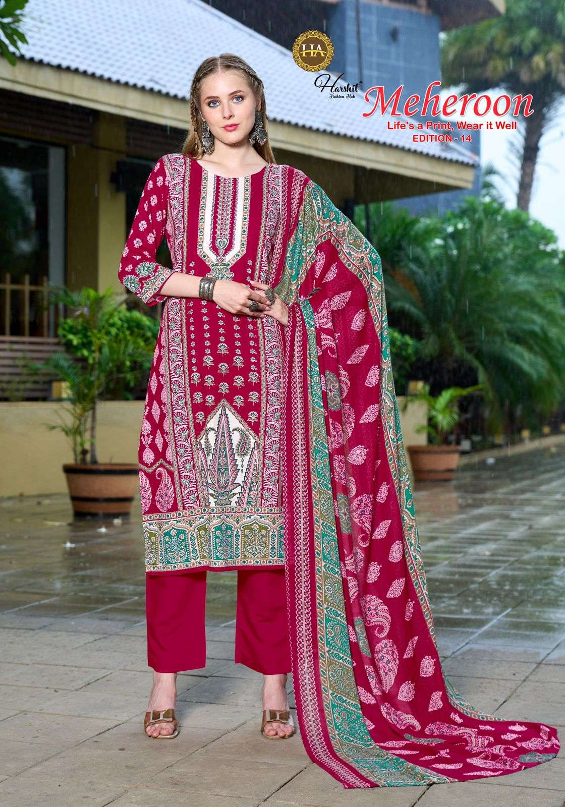 Harshit Fashion Meheroon Vol-14