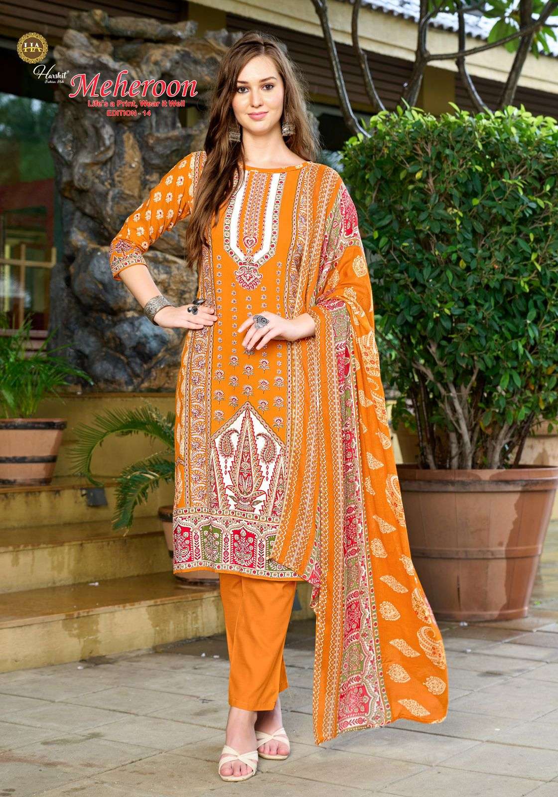 Harshit Fashion Meheroon Vol-14