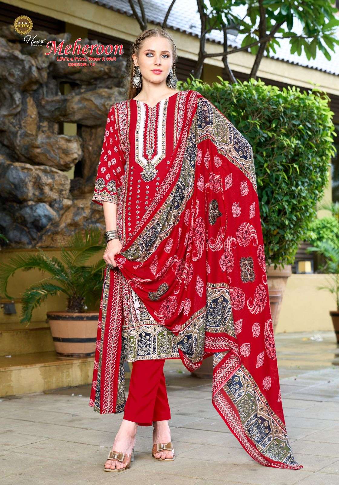 Harshit Fashion Meheroon Vol-14