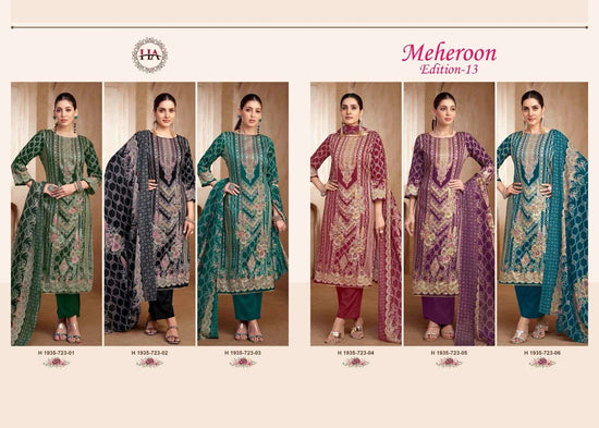 Harshit Fashion Hub Meheroon Vol-13