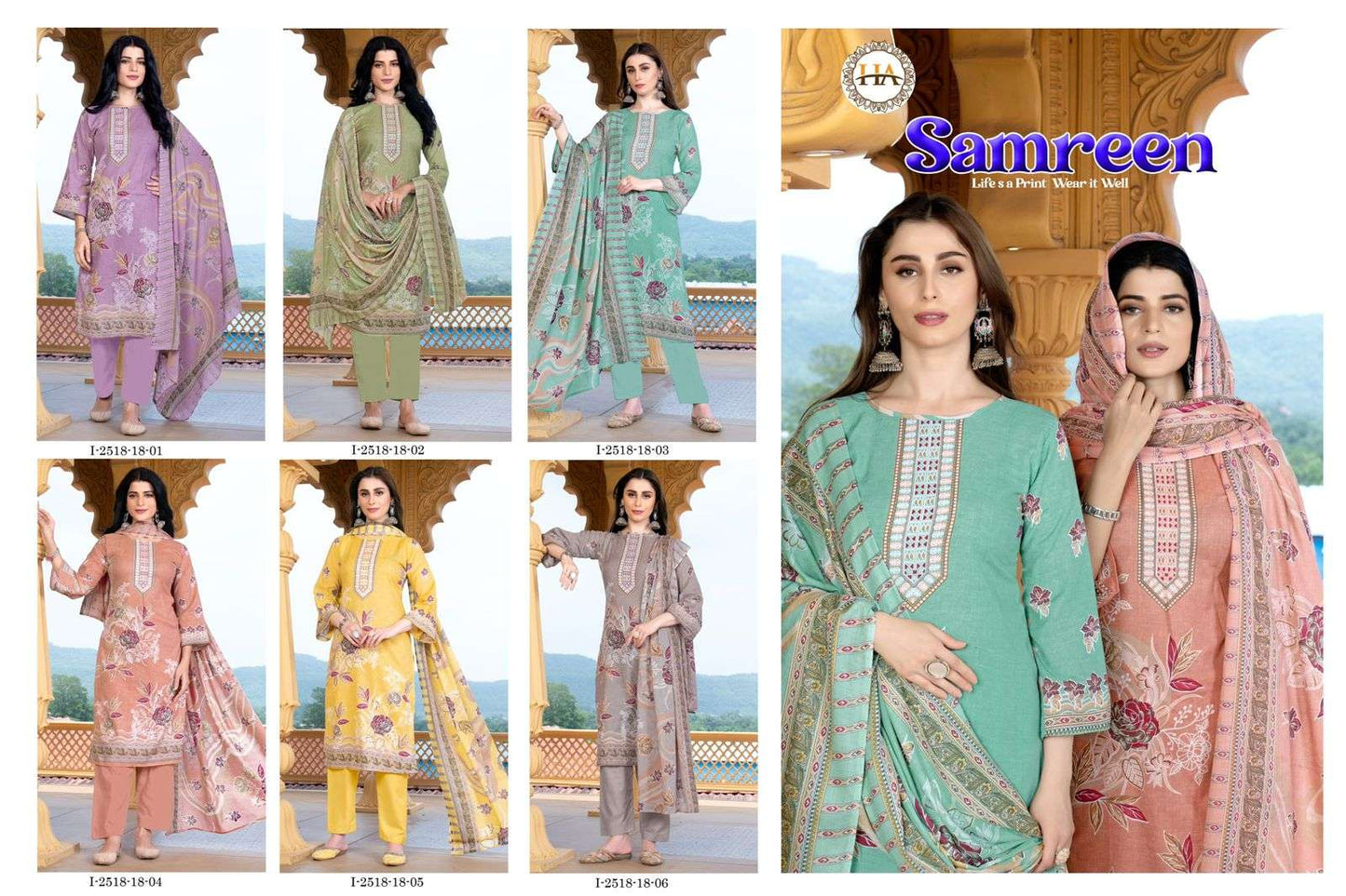 Harshit Fashion Hub Samreen