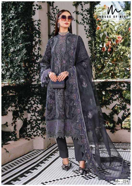 House of Mist Ghazal Vol-23 Cotton Printed Pakistani Suit