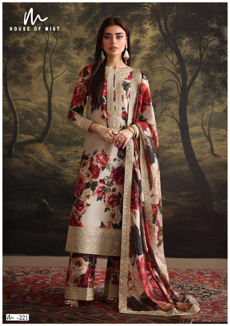 House of Mist Ghazal Vol-23 Cotton Printed Pakistani Suit