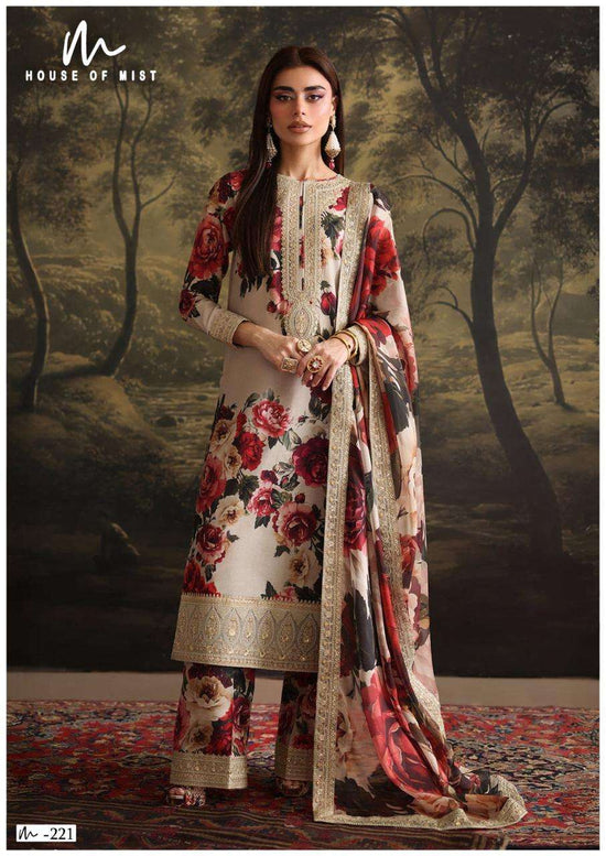 House of Mist Ghazal Vol-23 Cotton Printed Pakistani Suit
