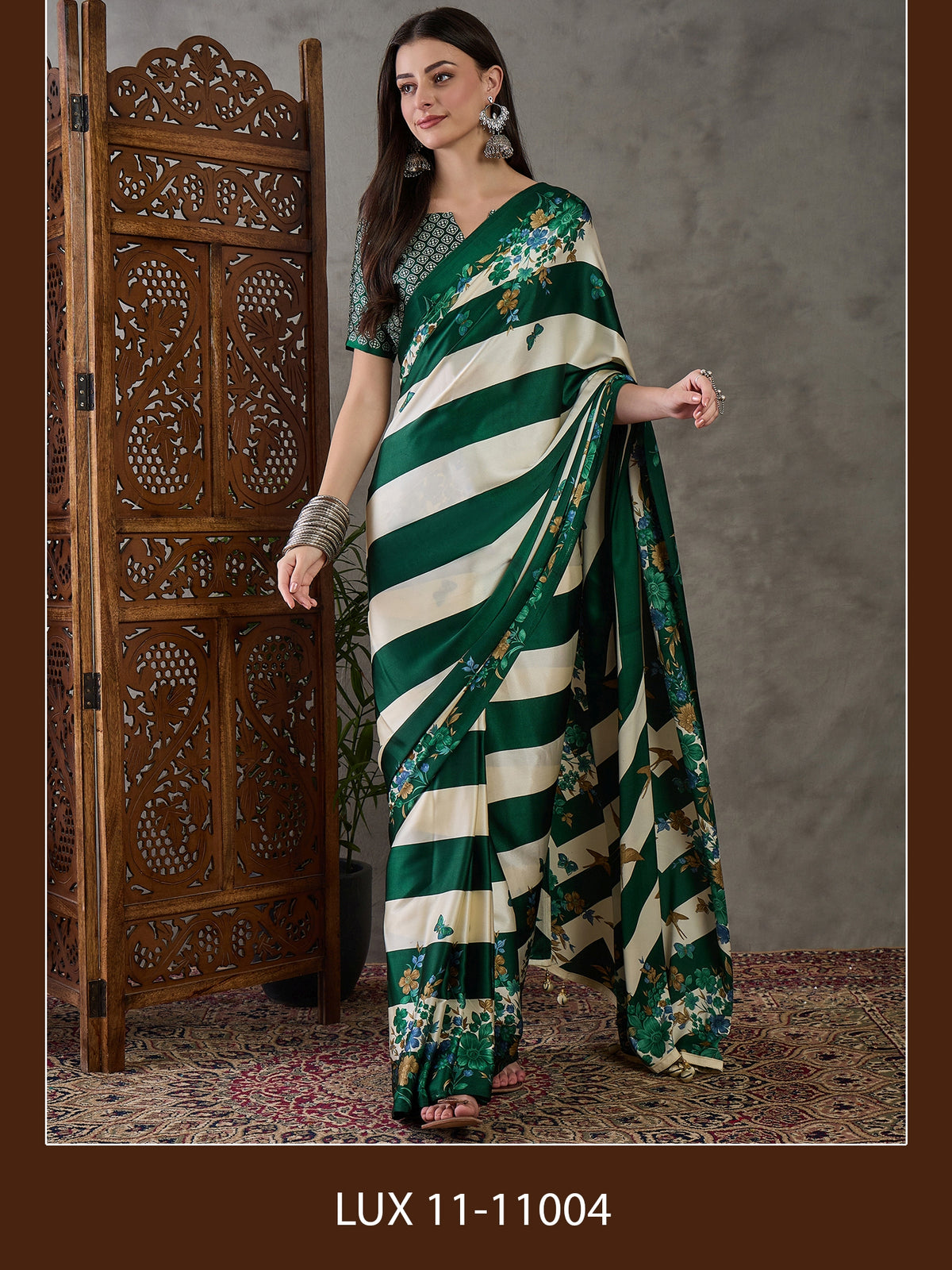 Amrah Wholesale Lux Vol 11 Saree - Amrah Wholesale