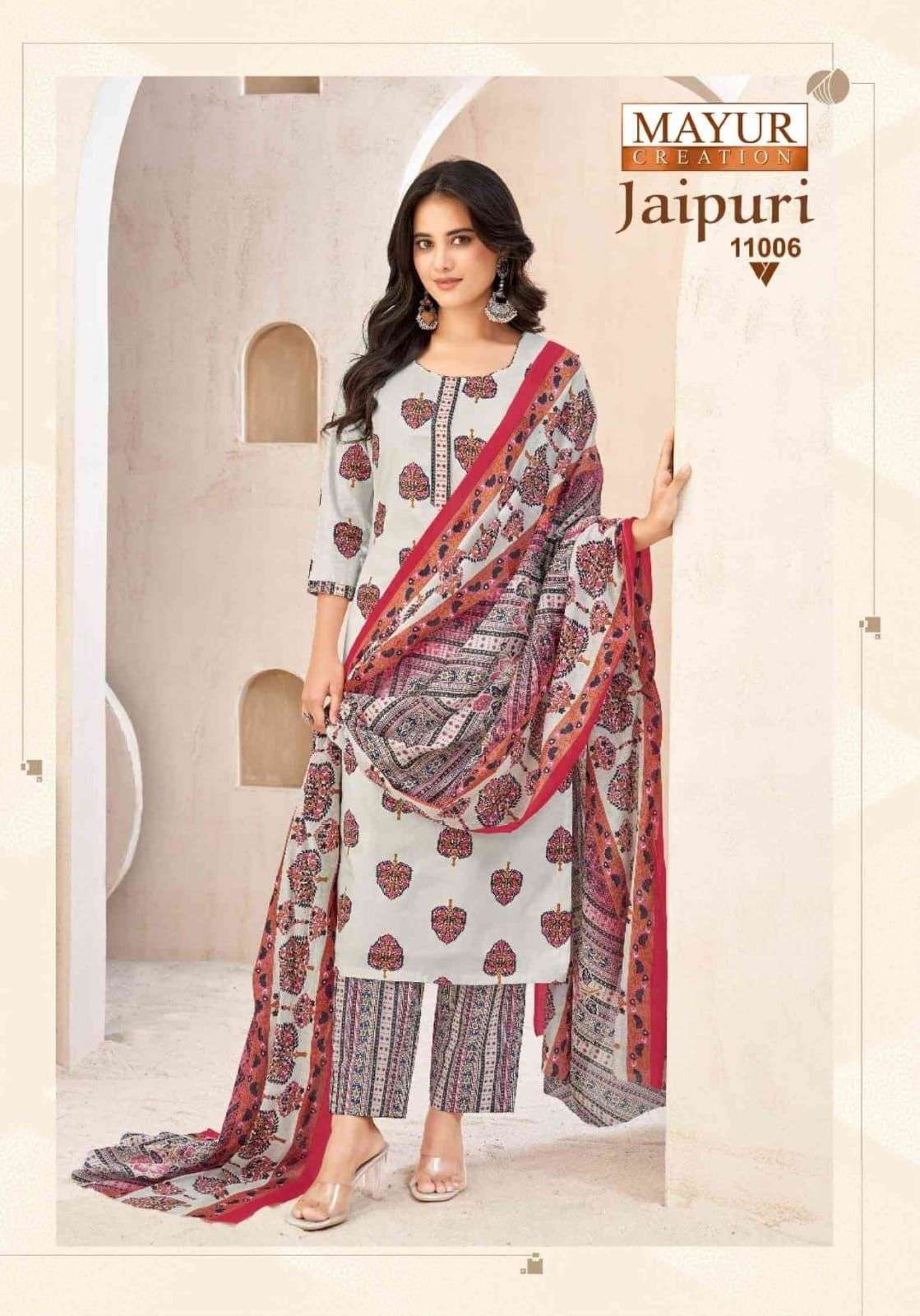 Mayur Creation Jaipuri Vol-11 (10 Pcs)