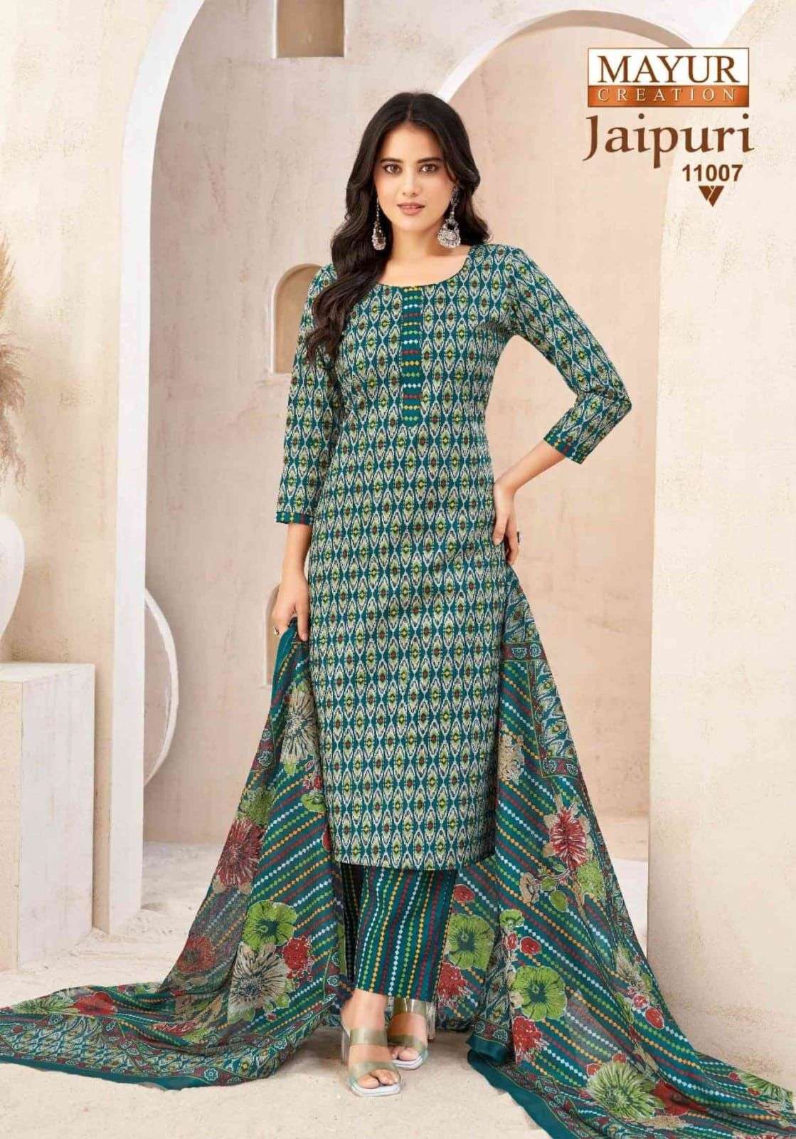 Mayur Creation Jaipuri Vol-11 (10 Pcs)