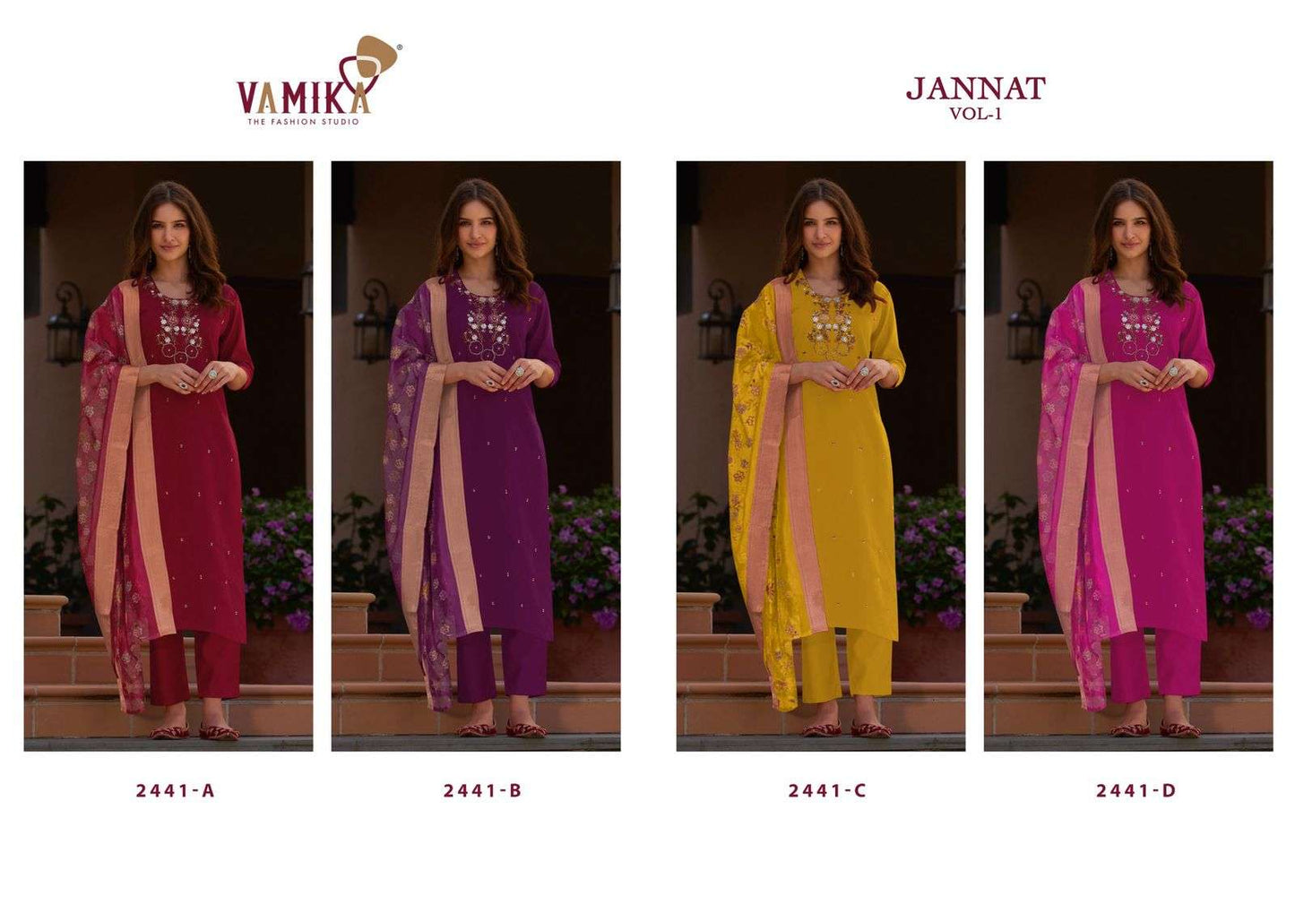 Jannat  Vamika (4 Pcs)