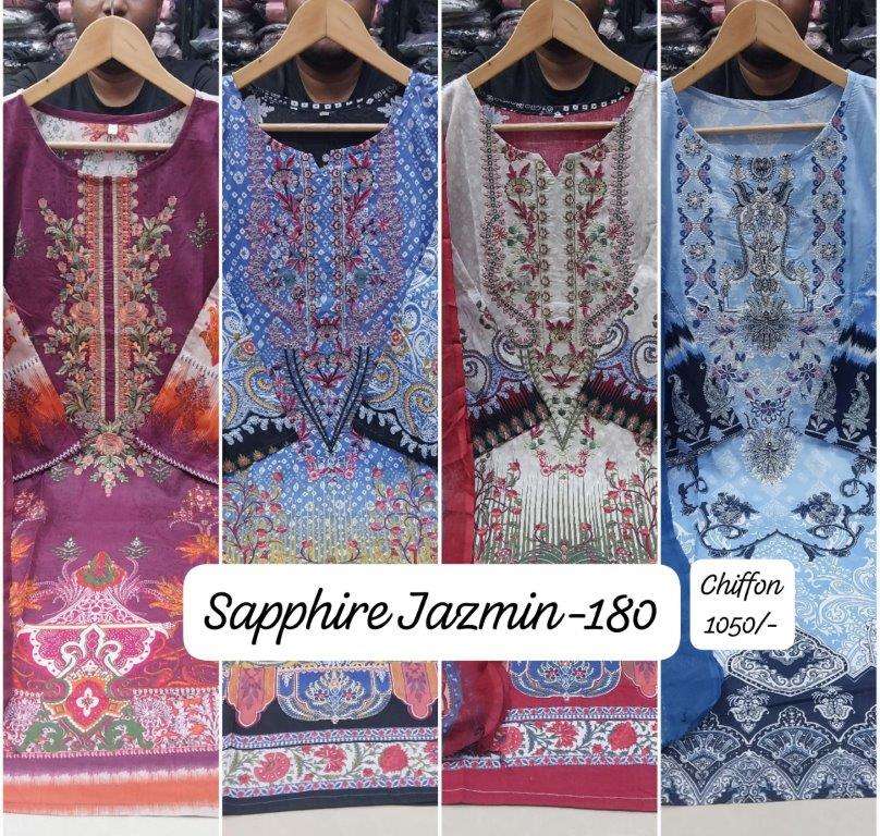 Sapphire Jazmin Vol-180 (4 Pcs)