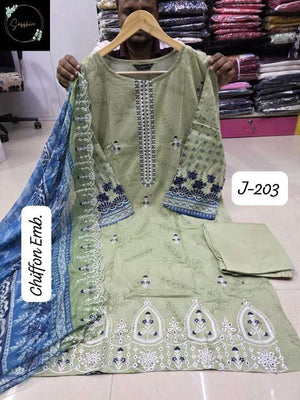 Sapphire Jazmin Vol-203 (3 Pcs)