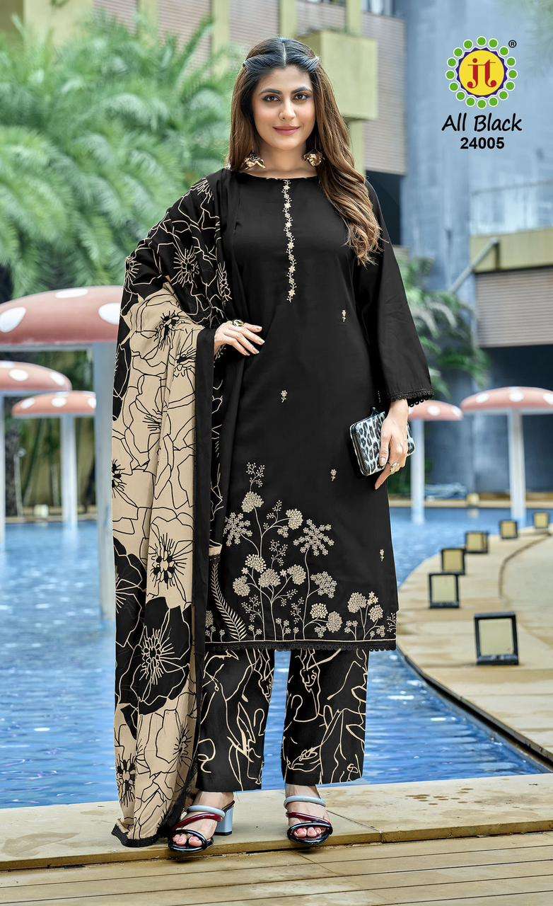 Jt Textile All Black Vol-24