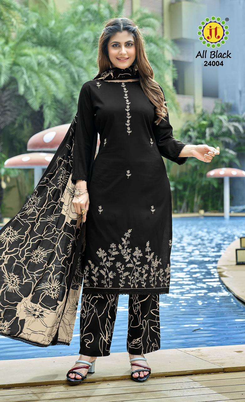 Jt Textile All Black Vol-24