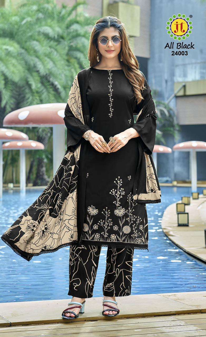 Jt Textile All Black Vol-24
