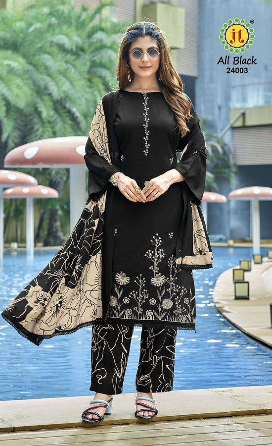 Jt Textile All Black Vol-24
