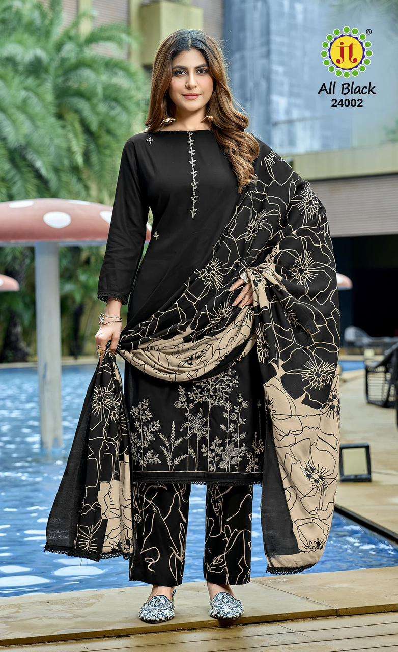 Jt Textile All Black Vol-24