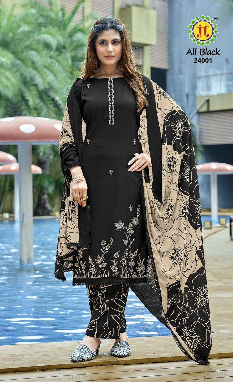Jt Textile All Black Vol-24