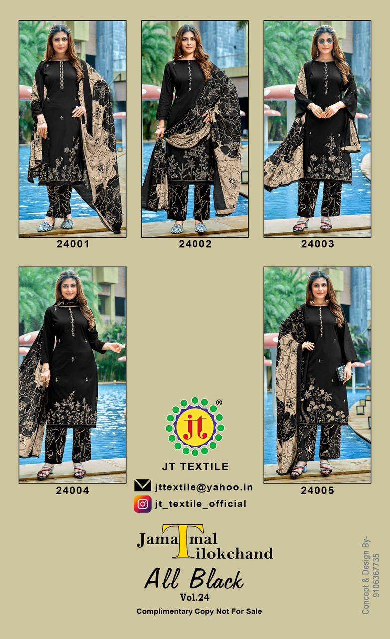 Jt Textile All Black Vol-24