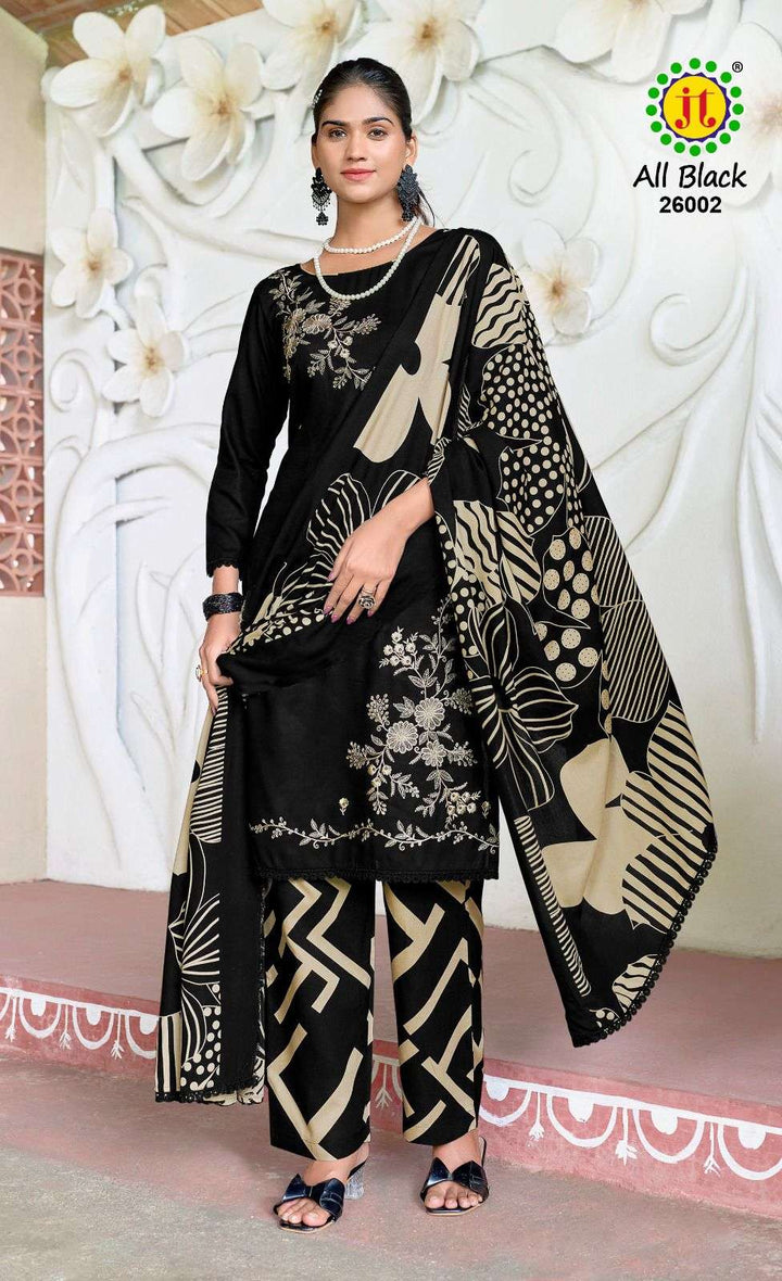 Jt Textile All Black Vol-26