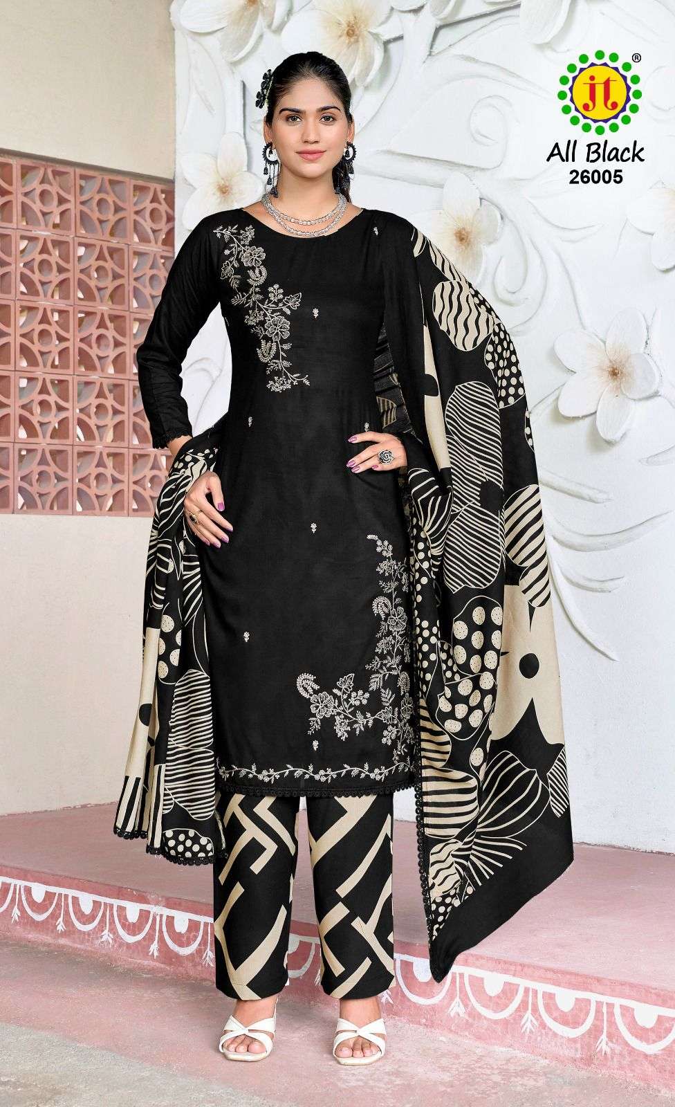 Jt Textile All Black Vol-26