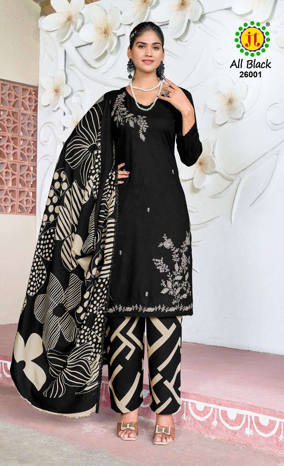 Jt Textile All Black Vol-26