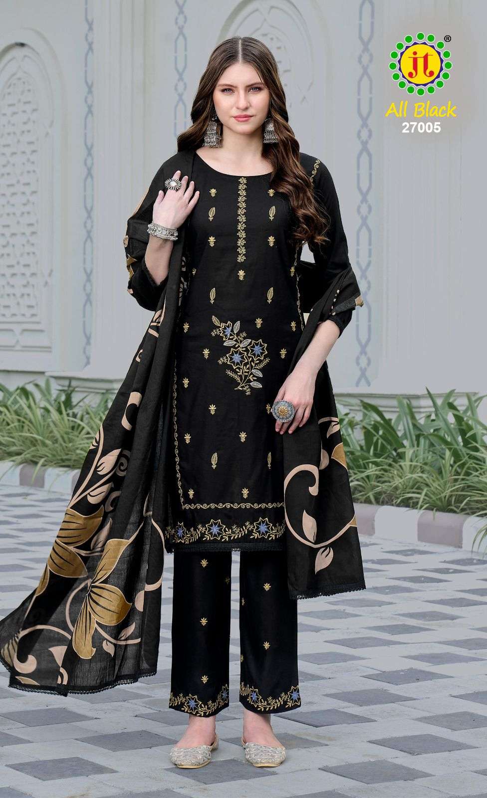 Jt Textile All Black Vol-27