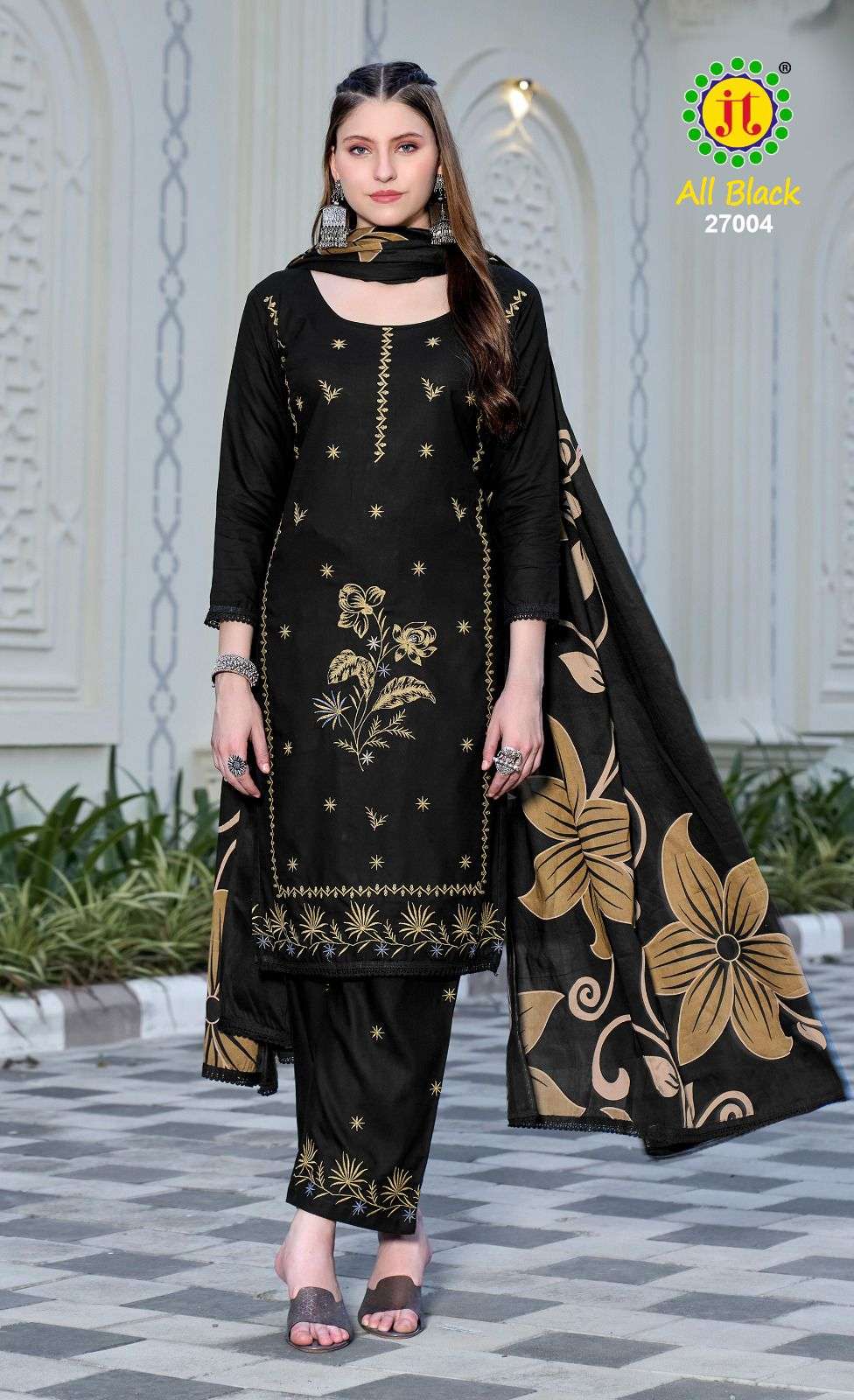 Jt Textile All Black Vol-27