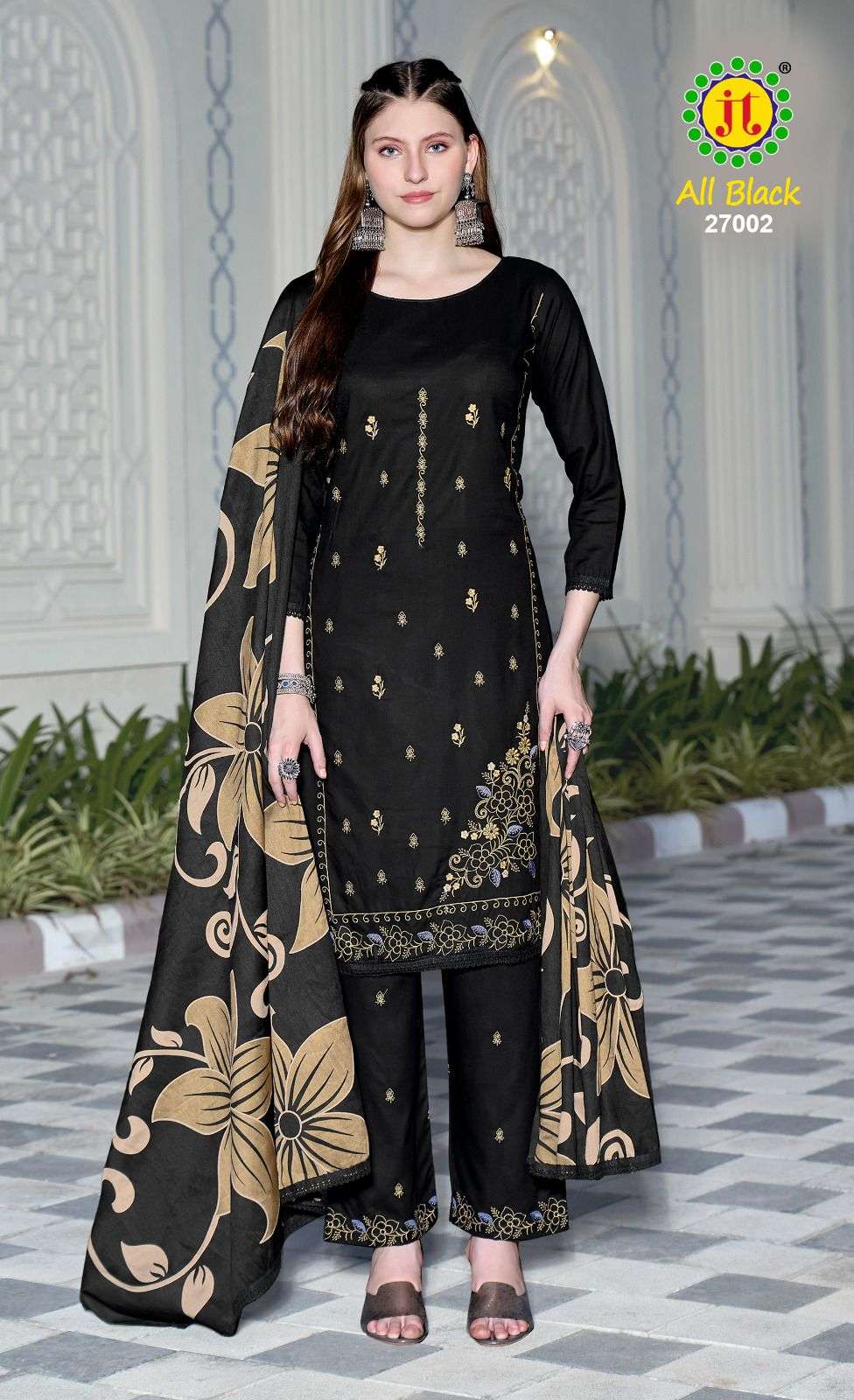 Jt Textile All Black Vol-27