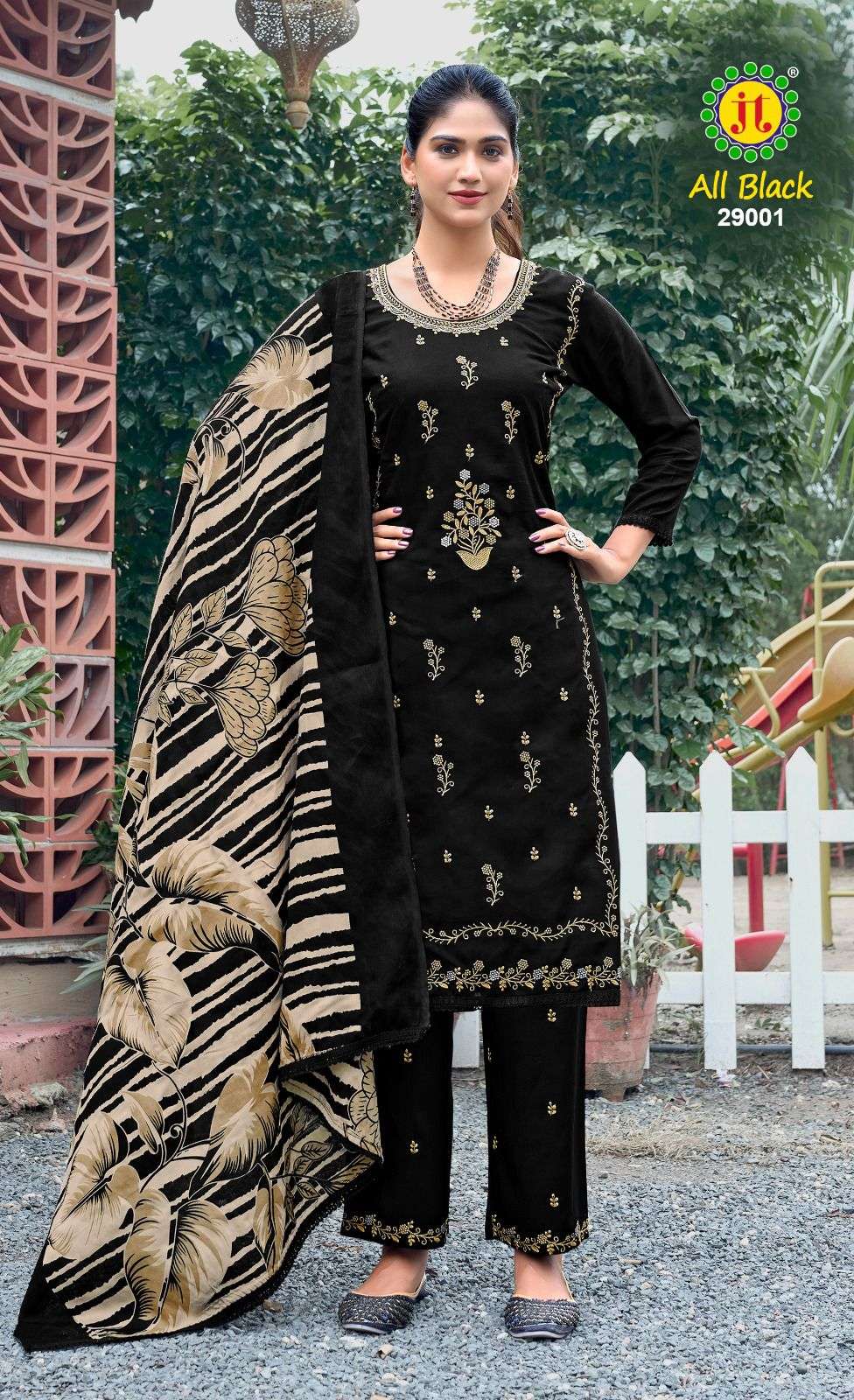 Jt Textile All Black Vol-29