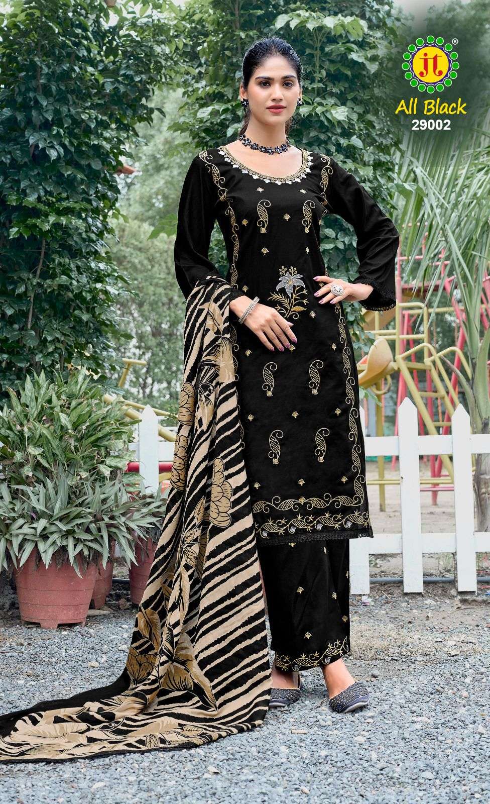 Jt Textile All Black Vol-29